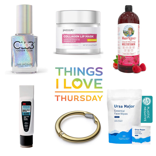 Things I Love Thursday: Clean Things, Repaired Walls, and psychedelic nail polish