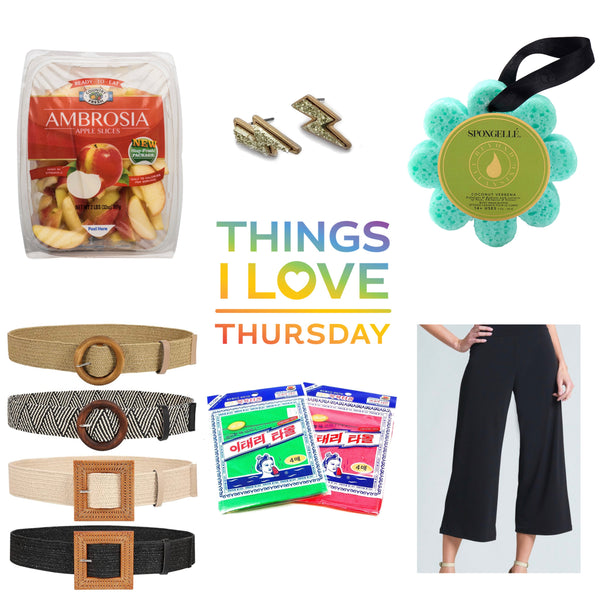 Things I Love Thursday: Lightening Bolt Earrings and Apple Slices